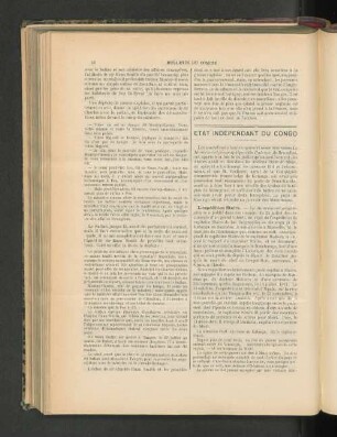 Etat Indépendant Du Congo.