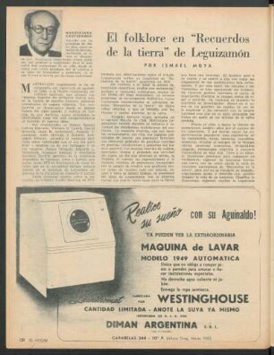 El folklore en "Recuerdos de la tierra" de Leguizamón