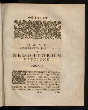 3-12, Dissertatio Juridica de Negotiorum Gestione