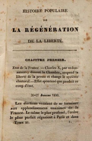 Histoire populaire de la révolution de 1830