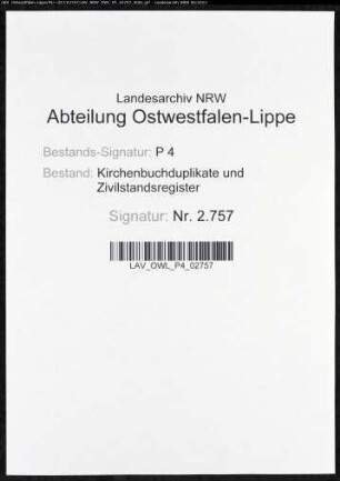 Kirchenbuchduplikat der katholischen Gemeinde und Militärgemeinde der Stadt Hamm (GHT 1867-1871). (Gemeinde: Hamm, katholische Gemeinde und Militärgemeinde)