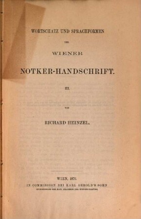 Wortschatz und Sprachformen der Wiener Notker-Handschrift, 3. Sprachformen ; B, Orthographie