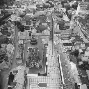 Margarethenkirche auf dem Neumarkt von Gotha : Blickrichtung Osten