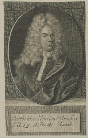 Bildnis des Bartholdus Henricus Brockes