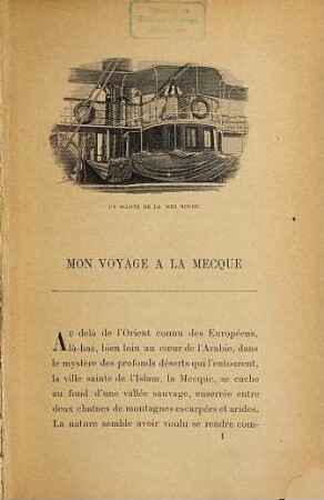 Mon voyage à la Mecque : Ouvrage contenant 34 illustr. d'après les photogr. de l'auteur
