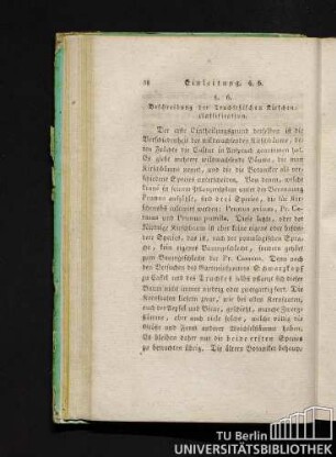 §. 6. Beschreibung der Truchseßischen Kirschenclassification.