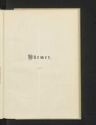 Würmer.