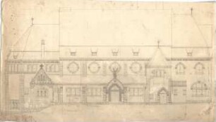 Dolmetsch, Heinrich; Stuttgart; Markuskirche - Südseite (Ansicht)