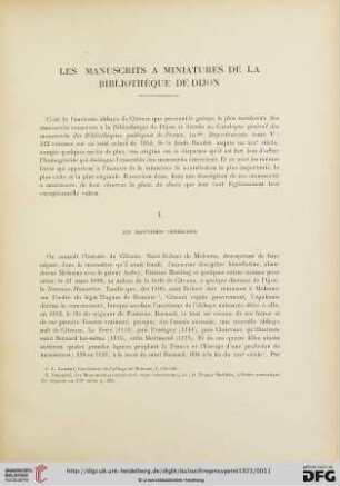 7: Les manuscrits à miniatures de la Bibliothèque de Dijon