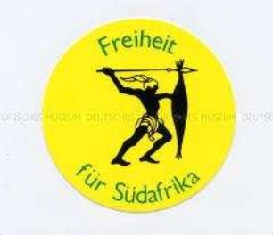 Aufkleber "Freiheit für Südafrika"
