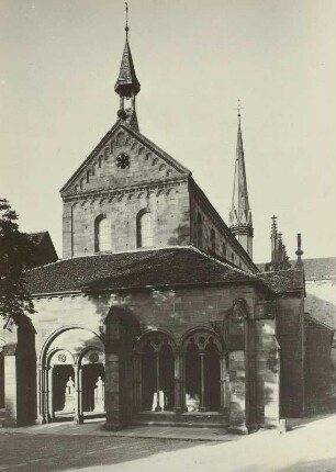 Maulbronn. Kloster. Klosterkirche mit Vorhalle (Paradies)