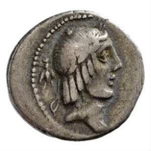 Münze, Denar, 90 v. Chr.