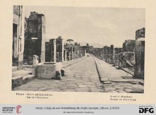 Pompei - Strada dell'Abbondanza - Rue de l'Abondance - Street of Abundance - Strasse der Abbondanza