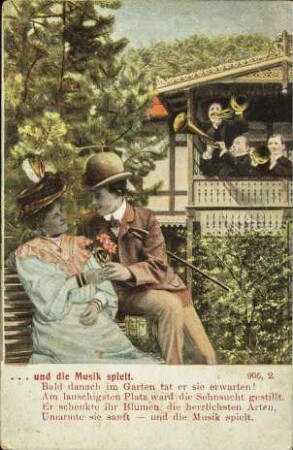 ... und die Musik spielt. - Bald danach im Garten [...]