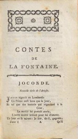 Contes et nouvelles en vers, Tome 1