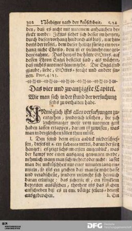 Das vier und zwantzigste Capitel.