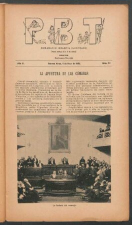 La apertura de las cámaras