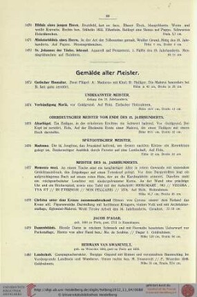 Gemälde alter Meister