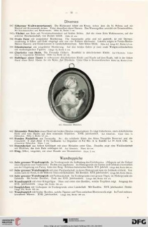 Wandteppiche (Nr. 606-618a)