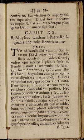 Caput XIX. - Caput XXII.