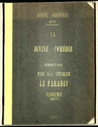 La divine Comédie de Dante Alighieri / Le paradis