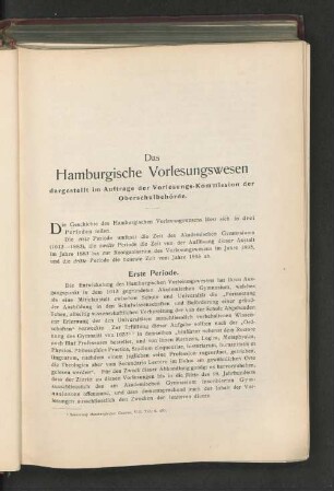 Erste Periode.