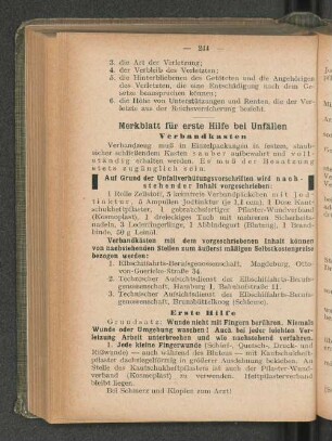 Erste Hilfe
