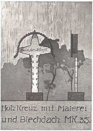 Rosenbauer, Gregor; Grabkreuze und Grabsteine - Grabkreuz (Ansicht, Teilansicht)