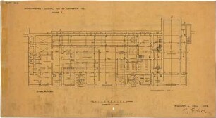 Fischer, Theodor; Kiel; Studentenheim Seeburg - Grundriss UG