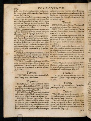 734-743, Topazius - Typus