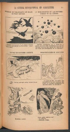 La guerra rusojaponesa en caricatura