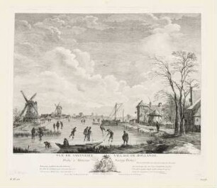 Vuë de Santvliet village de Hollande