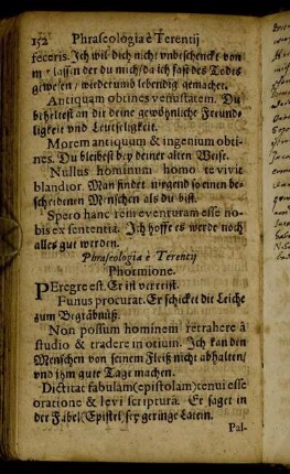 Phraseologia e Terentij Phormione.