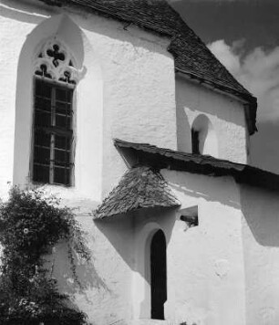 Liebenfels-Sörg. Pfarrkirche Sankt Martin (1401/1600). Teilansicht