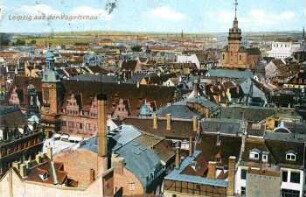 Leipzig aus der Vogelschau