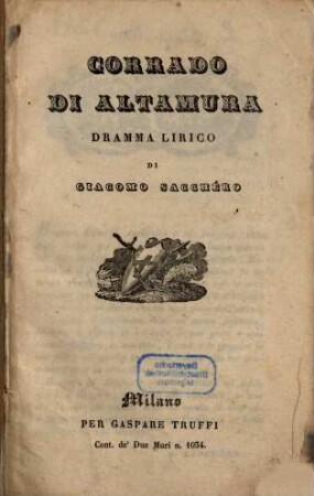 Corrado di Altamura : dramma lirico