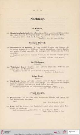 Nachtrag (Nr. 328 - 335)