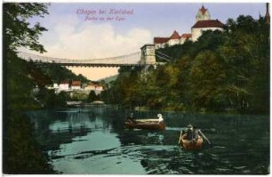 Elbogen. Partie an der Eger