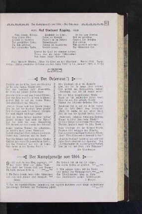 Der Kampfgenosse von 1864.