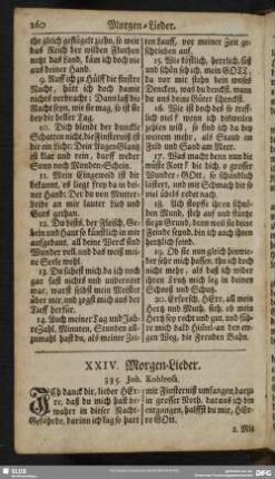 XXIV. Morgen-Lieder