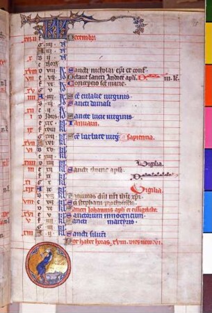 Monat Dezember, Monatsbild: Schlachten von Schweinen