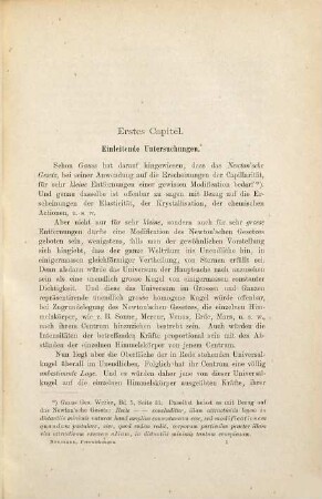 Allgemeine Untersuchungen über das Newton'sche Princip der Fernwirkungen : mit besonderer Rücksicht auf die elektrischen Wirkungen
