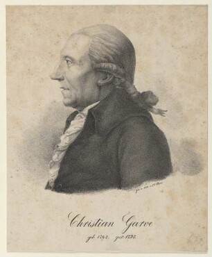 Bildnis des Christian Garve