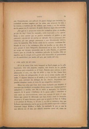 3. Cine arte en su casa