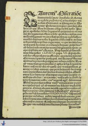 Constitutio ad removendos abusus et ordinatio ad cleri vitam reformandam.