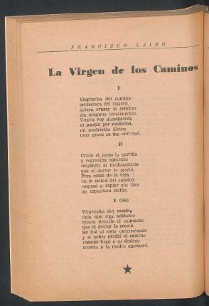 La virgen de los caminos