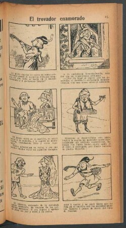 El trovador enamorado - [Cómic]