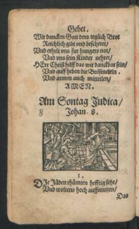 Am Sontag Judica ...