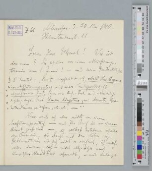 Brief an Richard Dehmel