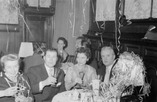 Silvesterfeier im Berliner Künstlerclub Möwe